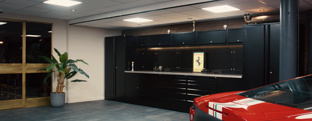 Hobby schuur inrichting