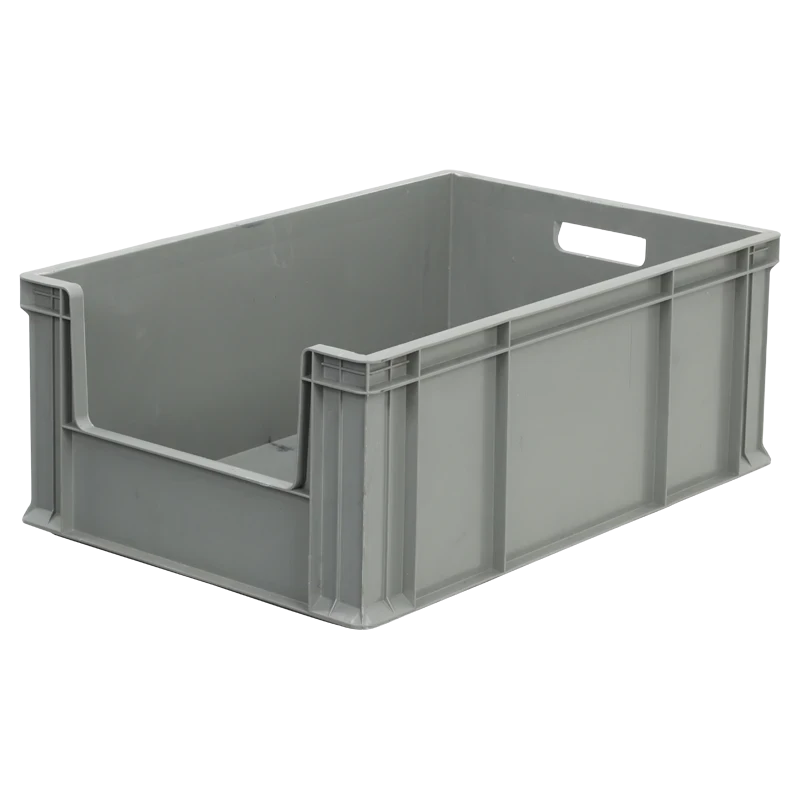 Kunststof krat met grijpopening - 600x400x220 mm - MKP-222