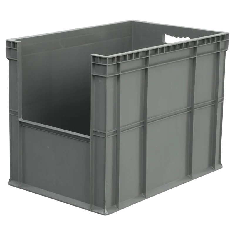 Kunststof krat met grijpopening - 600x400x450 mm - MKP-226