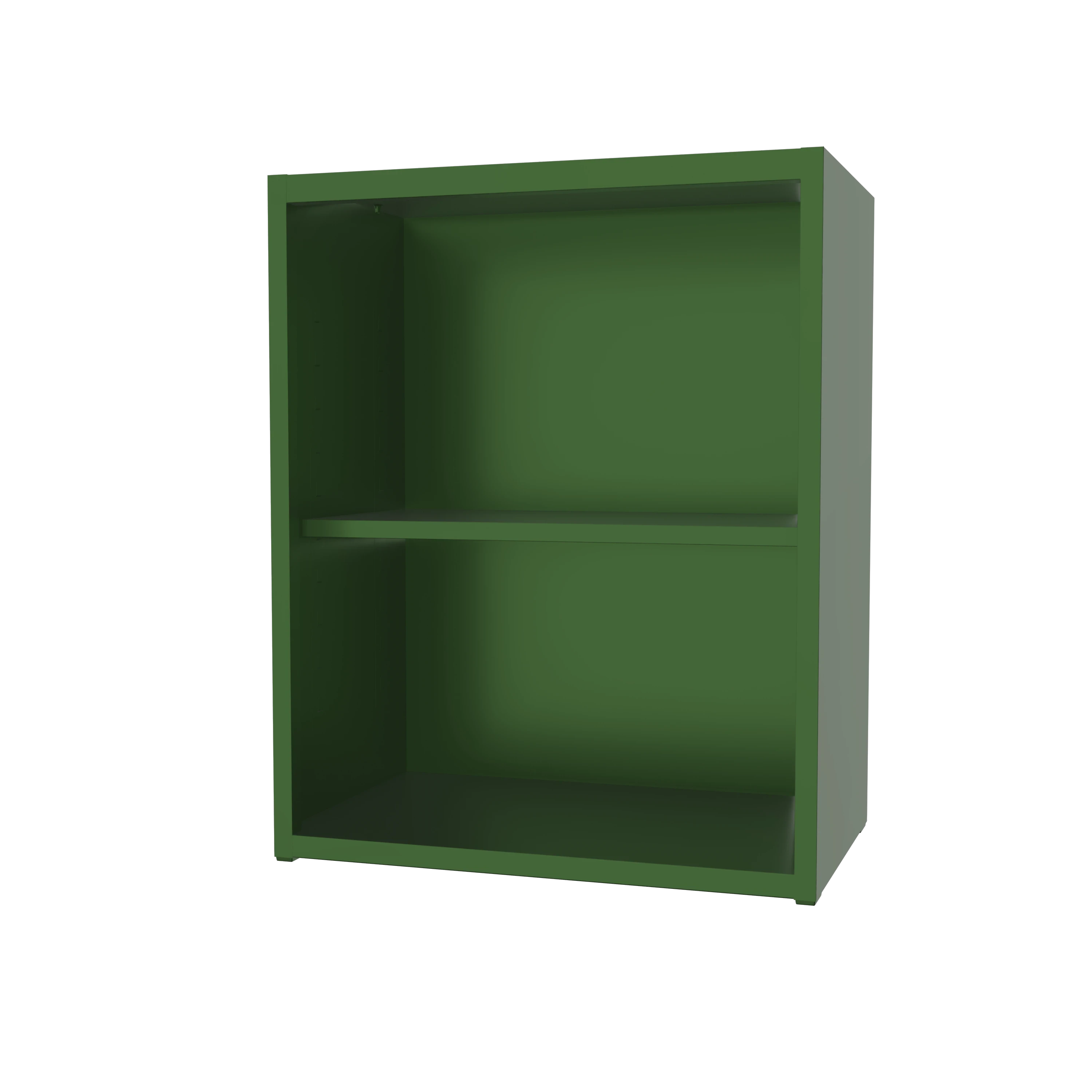 Laag open opbergkast kopen? 750x600mm – 1 legbord – Zwart
