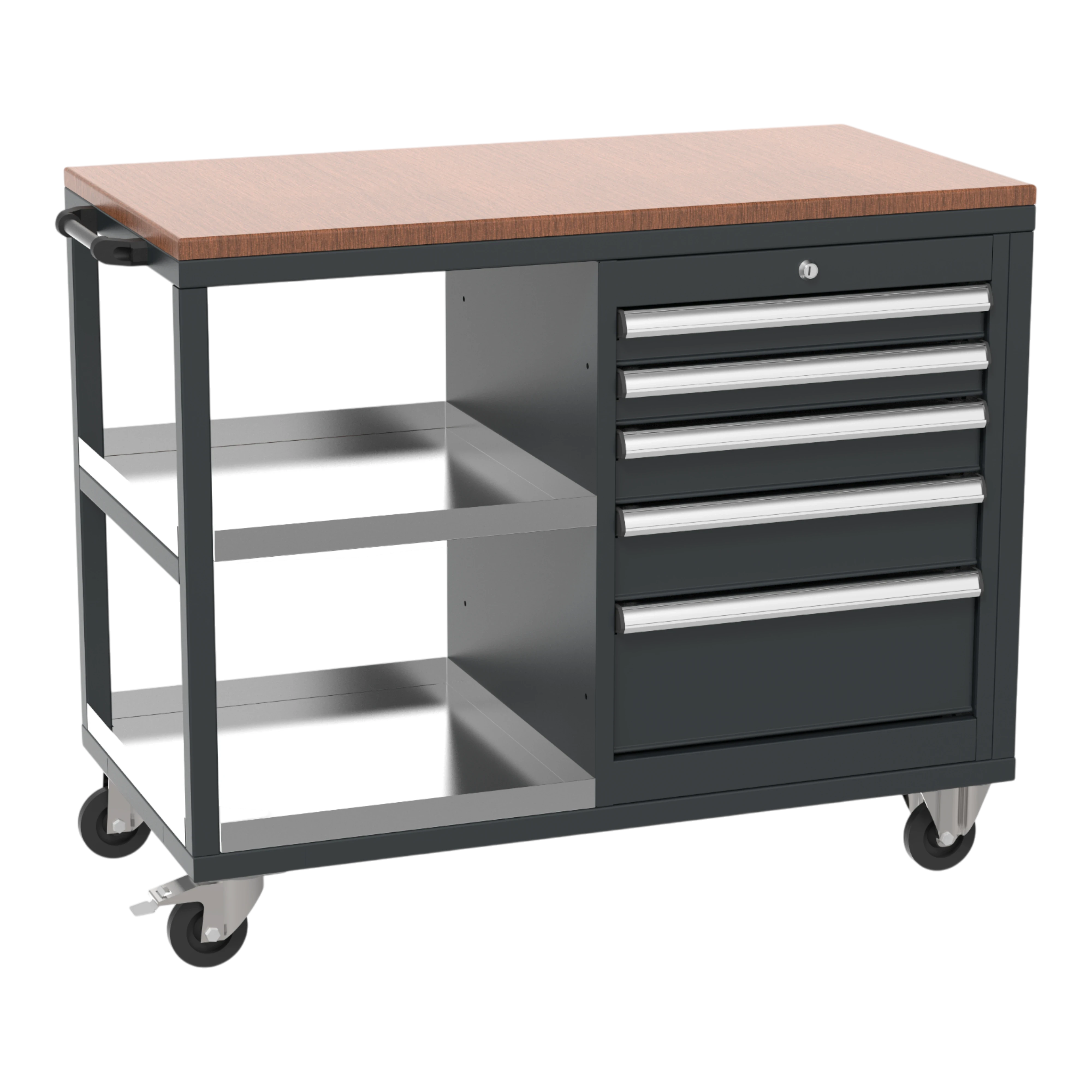 Mobiele werkbank - 985x1120x570 mm - 5 laden - 1 deur - VWP.205.01