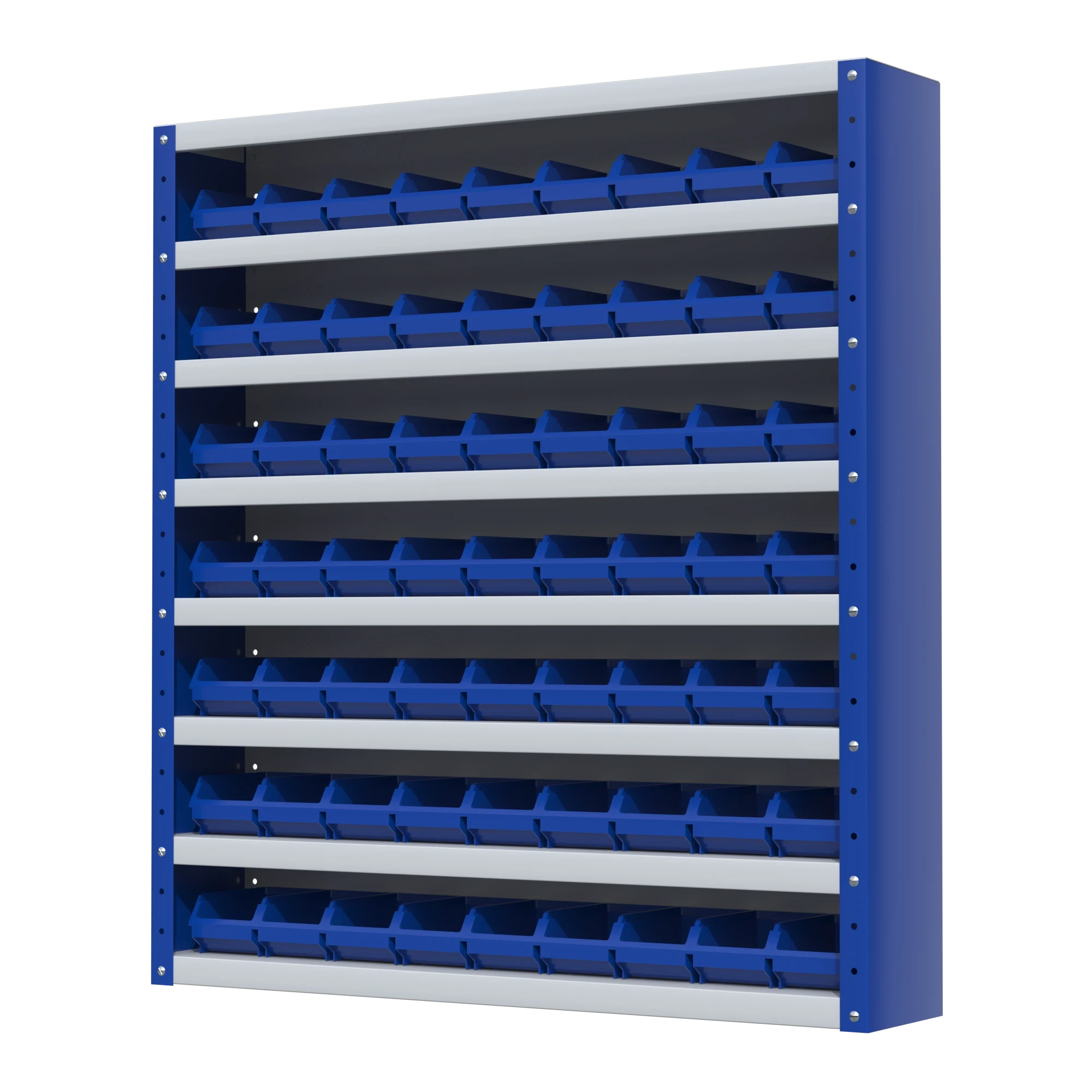 Bakkenkast - 1085x1000x200 mm - 63 bakken KMP.106 - stel samen - OMP.399.05